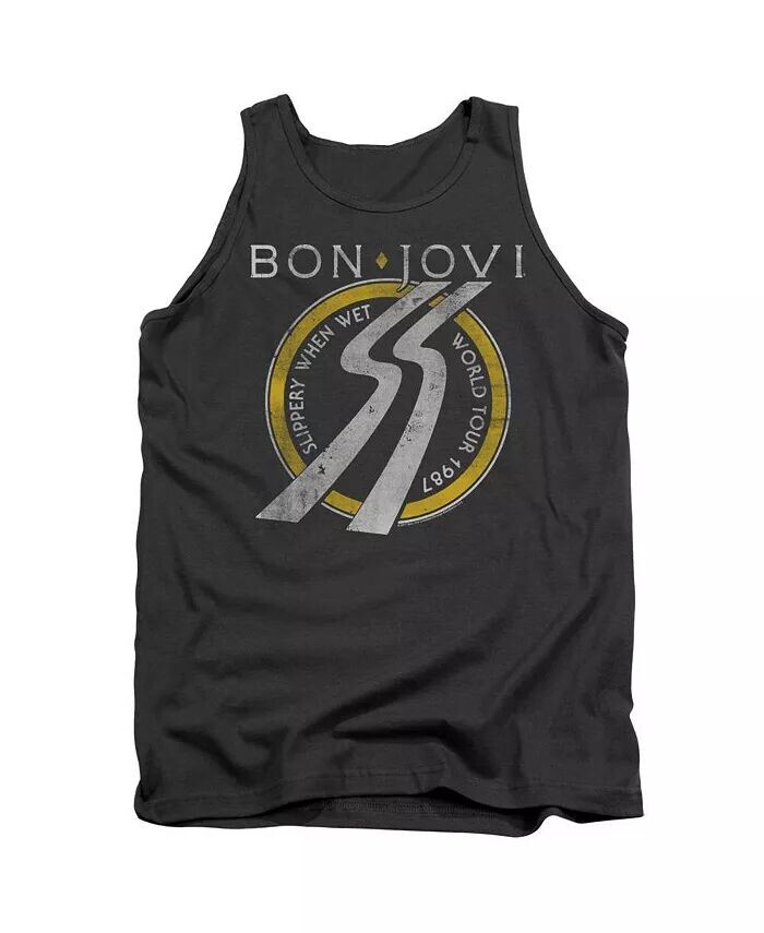 

Мужская майка Slippery When Wet World Tour для взрослых Bon Jovi