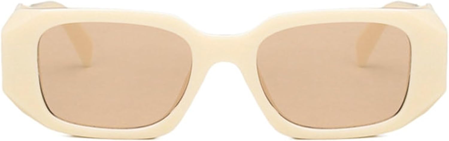 

Солнцезащитные очки Willochra Trendy прямоугольной формы для женщин и мужчин, ретро-солнцезащитные очки, винтажные квадратные очки с леопардовым принтом и зелеными линзами, C5