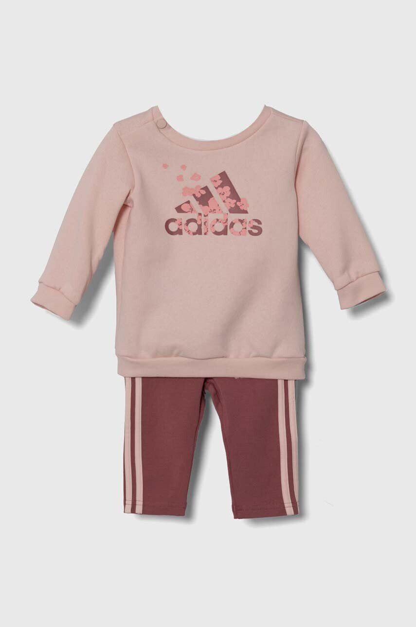 

Детский спортивный костюм adidas IG FLWR LEG SET, розовый