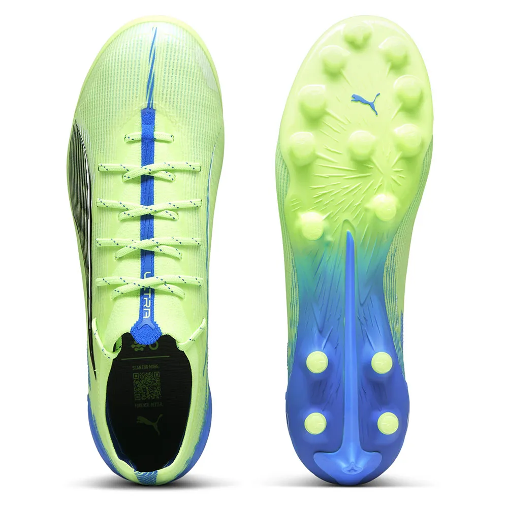 Футбольные бутсы Puma Ultra 5 Ultimate Ag, зеленый — фото 2