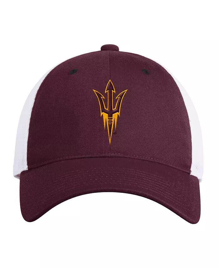 

Мужская темно-бордовая шапка-талисман Arizona State Sun Devils с напуском Trucker Adjustable Hat adidas