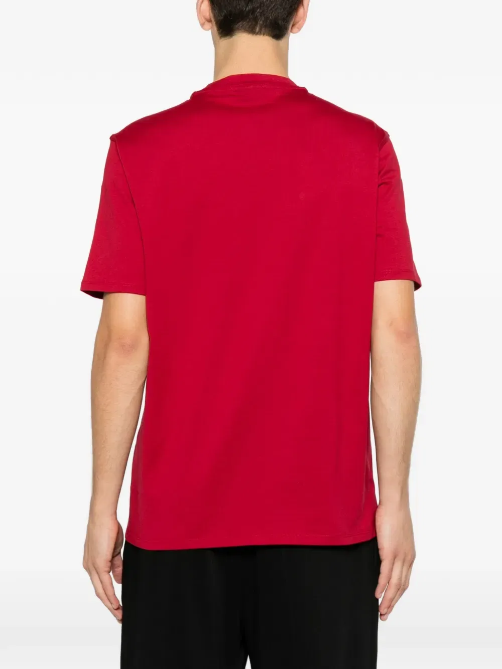 Футболка с коротким рукавом и принтом логотипа Emporio Armani, красный — фото 4