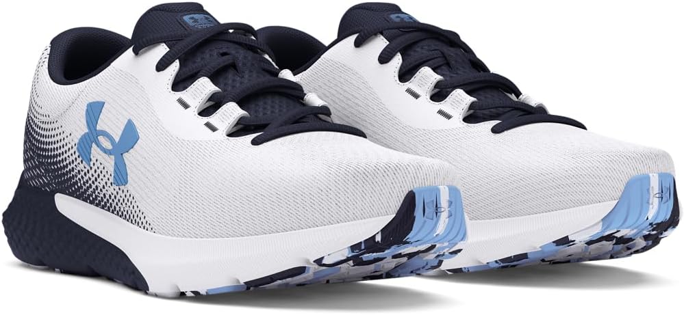 Мужские кроссовки Under Armour Charged Rogue 4, белый/синий/голубой/темно-синий — фото 2