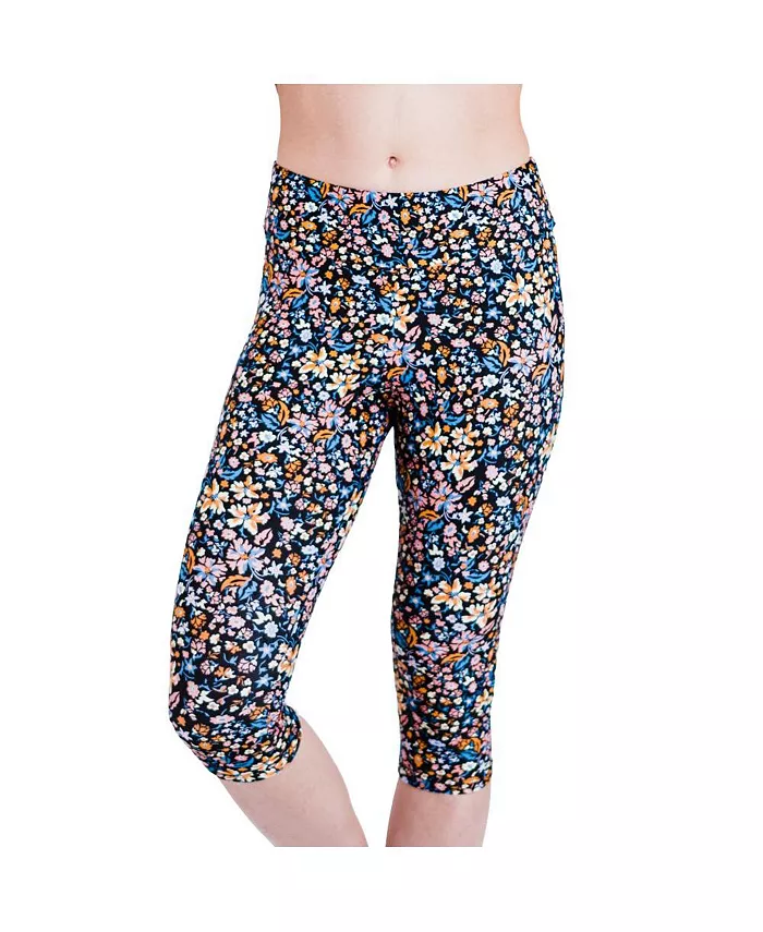 

Женские леггинсы-капри для плавания Calypsa, мультиколор