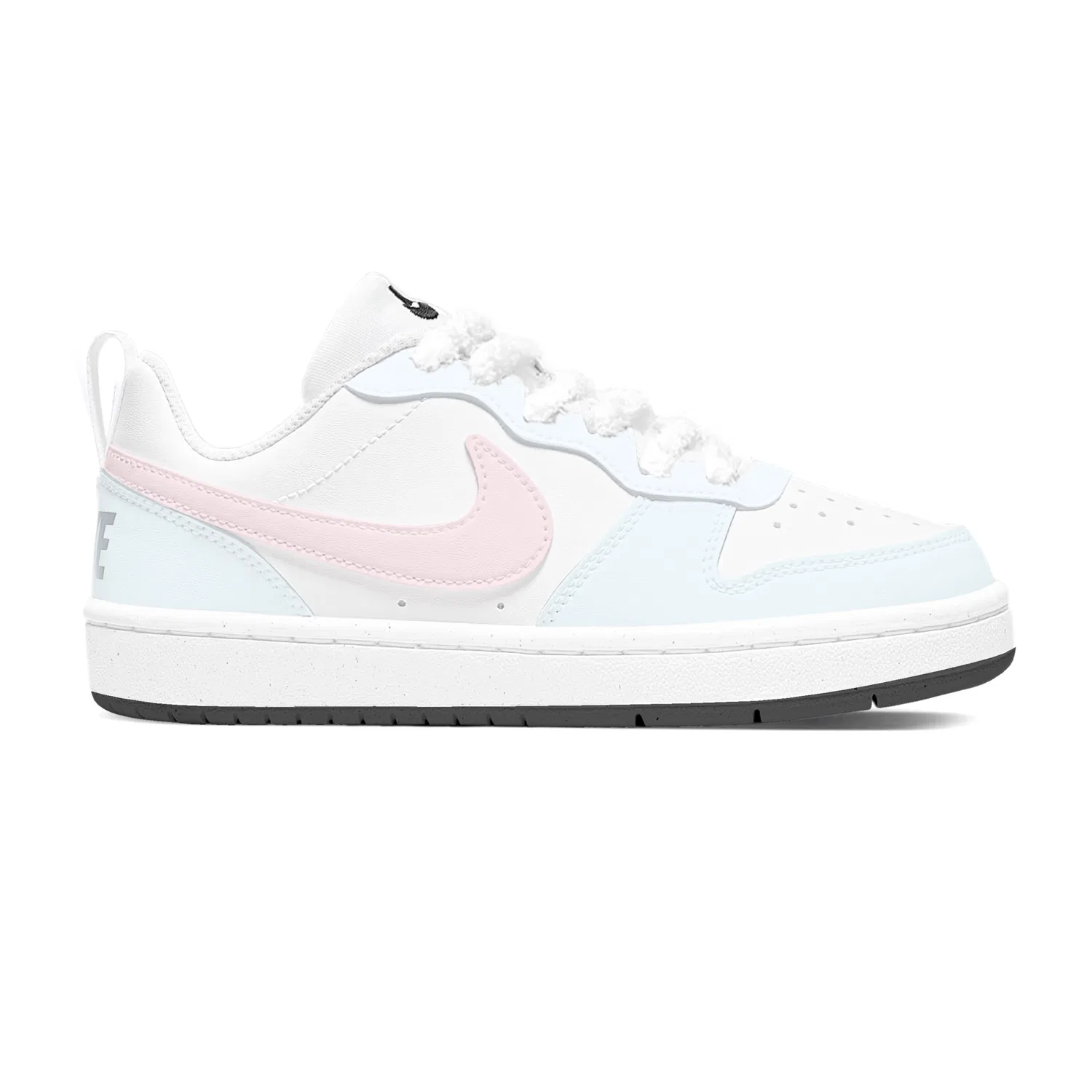 Детские кроссовки для скейтбординга Nike Court Borough Low Blue Pink — фото 3