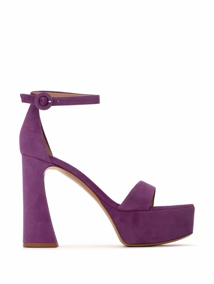 

Замшевые босоножки Holly Gianvito Rossi, фиолетовый