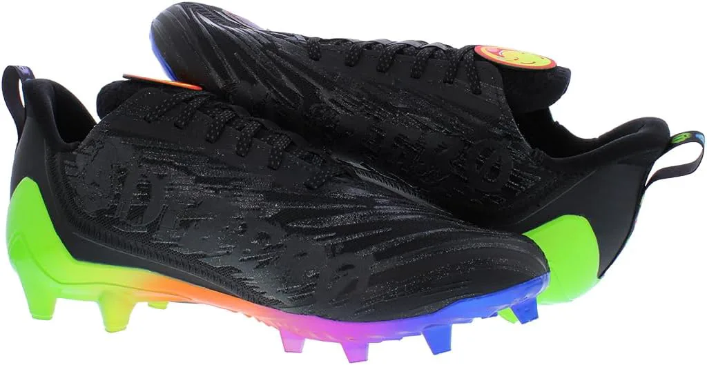 Футбольные бутсы Adidas Adizero для мужчин, черный/серый — фото 4
