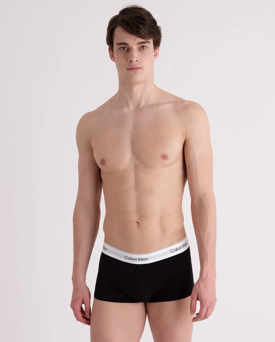 

Упаковка из 3 пар трусов-боксеров с низкой посадкой Calvin Klein, черный