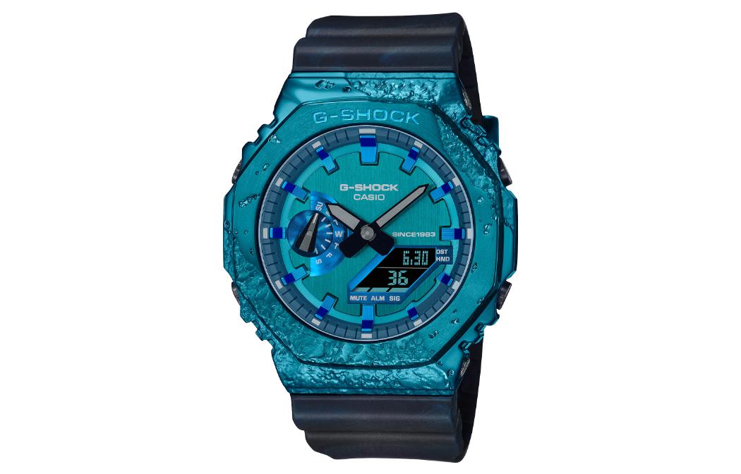 

Мужские часы Full Metal Series 44.4 мм синие GM-2140GEM-2A CASIO