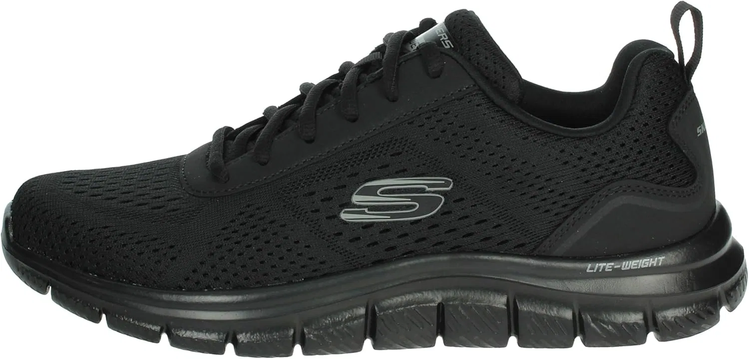 Мужские кроссовки Skechers TrackShoes, Black Mesh Synthetic