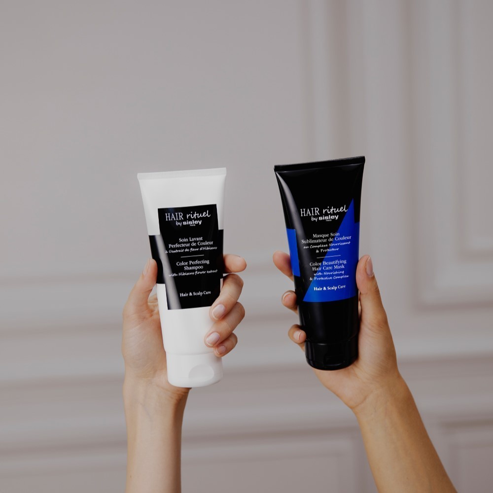 Маска для волос hair rituel color beautifying hair care mask Sisley, объем 200 мл — фото 4