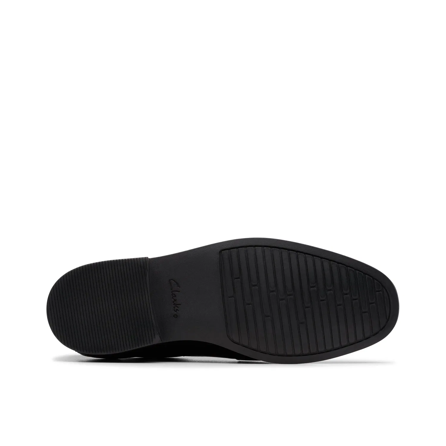 Туфли кожаные на шнуровке Clarks, черный — фото 3