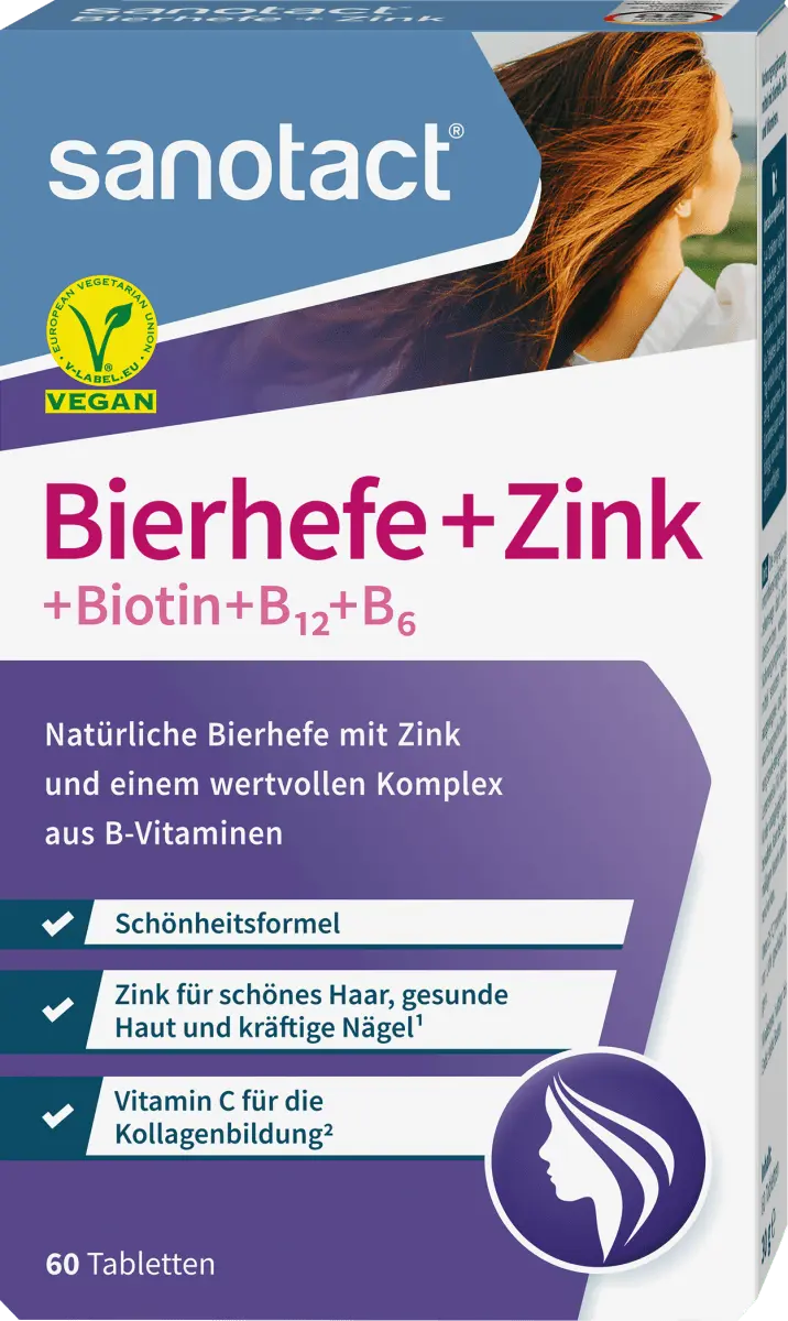 

Пивные дрожжи + таблетки цинка 60 шт. по 30 г. sanotact