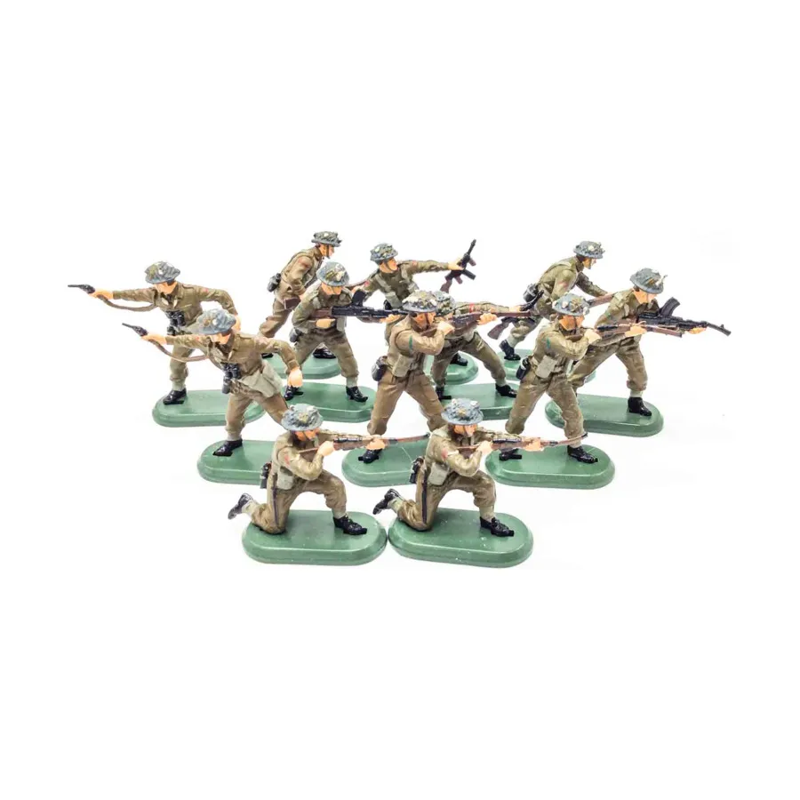 

Коллекция британской пехоты № 1, Military Miniatures - World War II - Loose Miniatures (1/32)