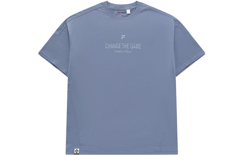 

Футболка унисекс FOB Series SS24 дымчато-голубая FILA FUSION