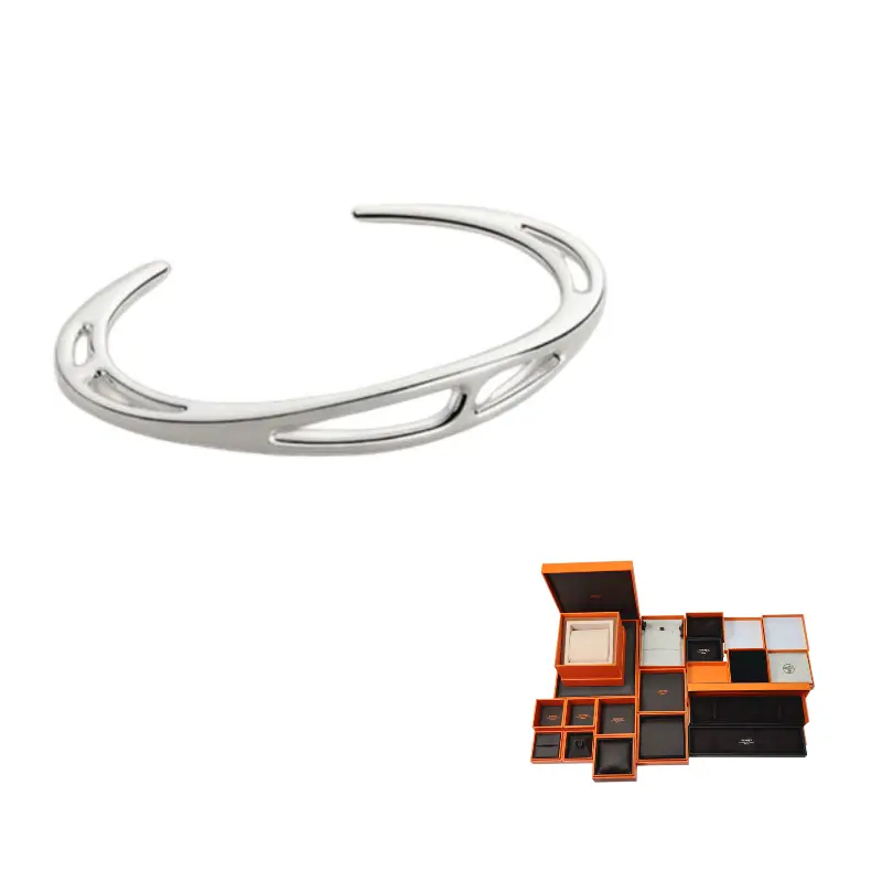 

HERMES Браслет из стерлингового серебра 925 пробы Unisex Silver