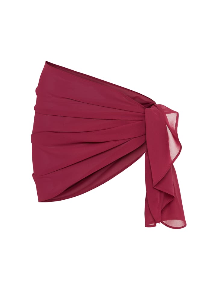 

Пляжная юбка темно-ягодного цвета LSCN BY LASCANA