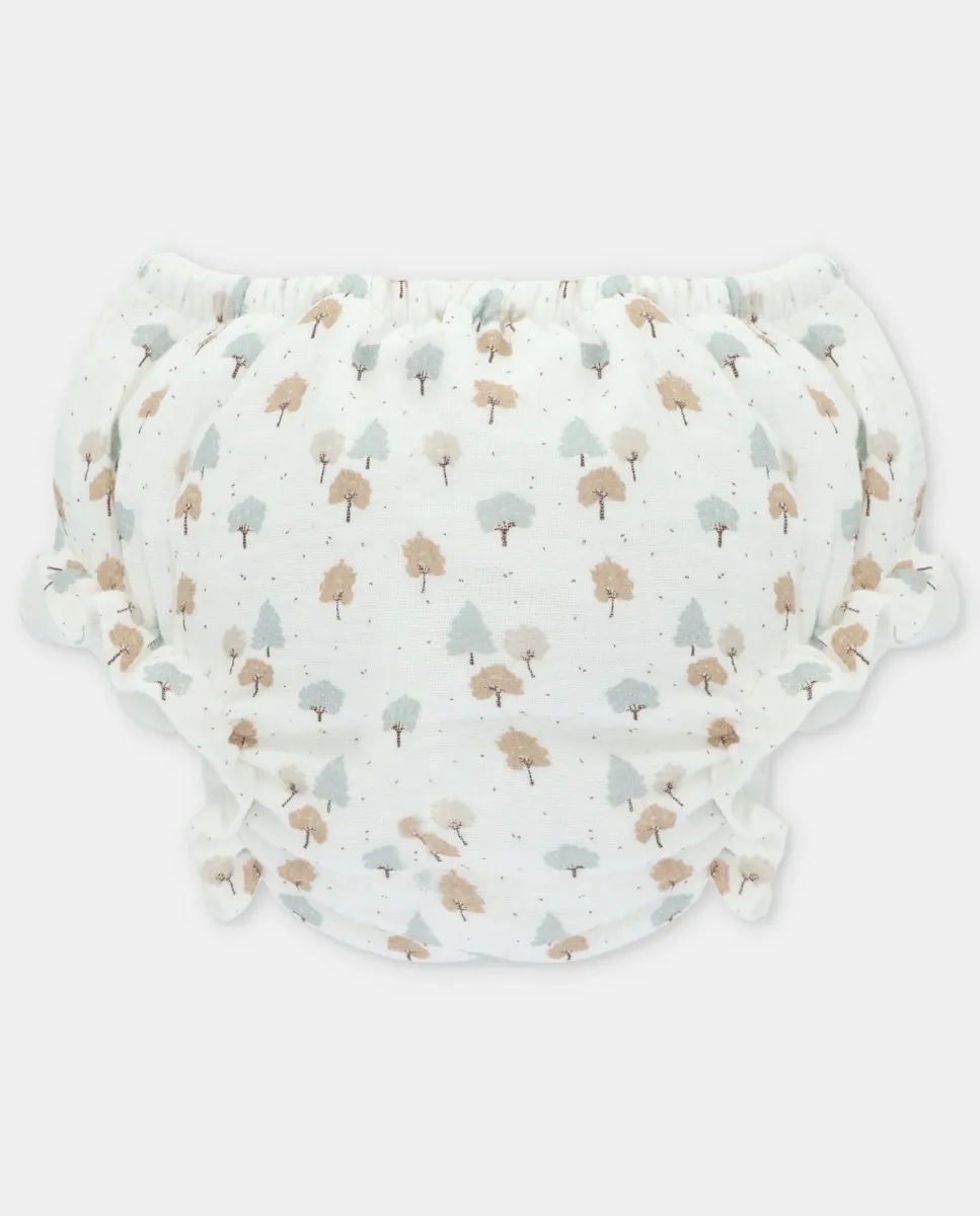 

Подгузник для ребенка с фантазийным рисунком в серо-голубом цвете Martín Aranda