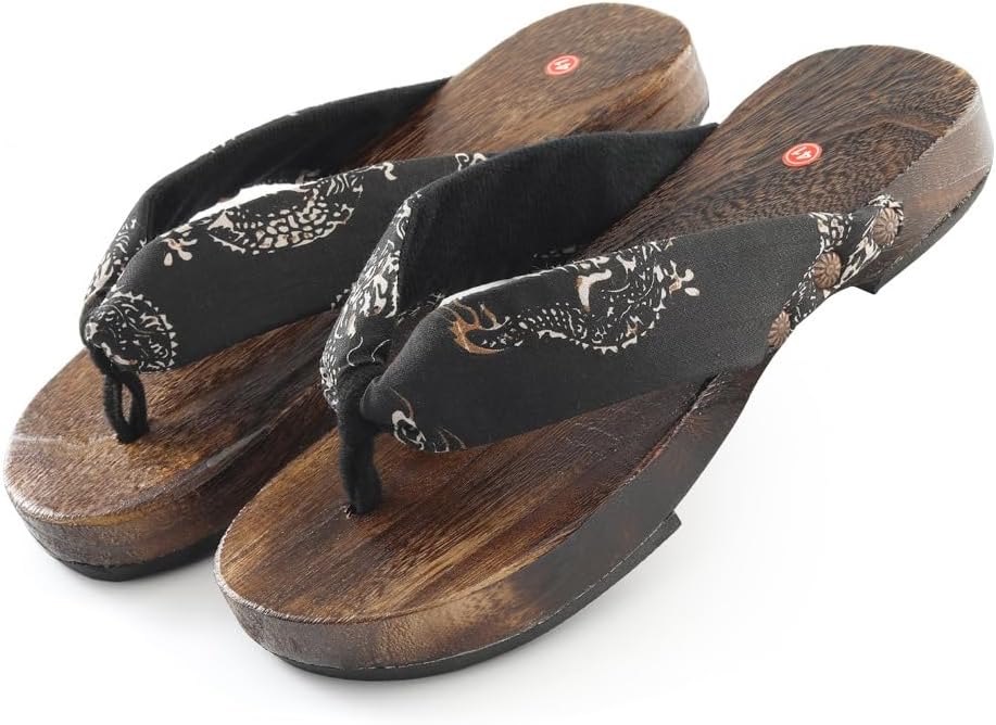 

Деревянные клоги для женщин, сандалии гета, японские таби, шлепанцы-нимбы, мужские мюли, тапочки на платформе для подростков - удобные для ходьбы и стояния весь день, костюм гейши, косплей Geerta, черный