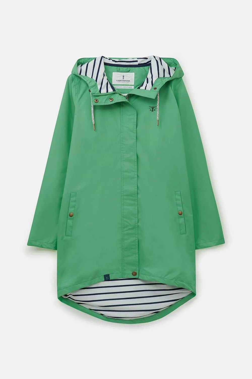 

Длинная куртка Beachcomber, весна-лето, уличное пальто Lighthouse Clothing, зеленый