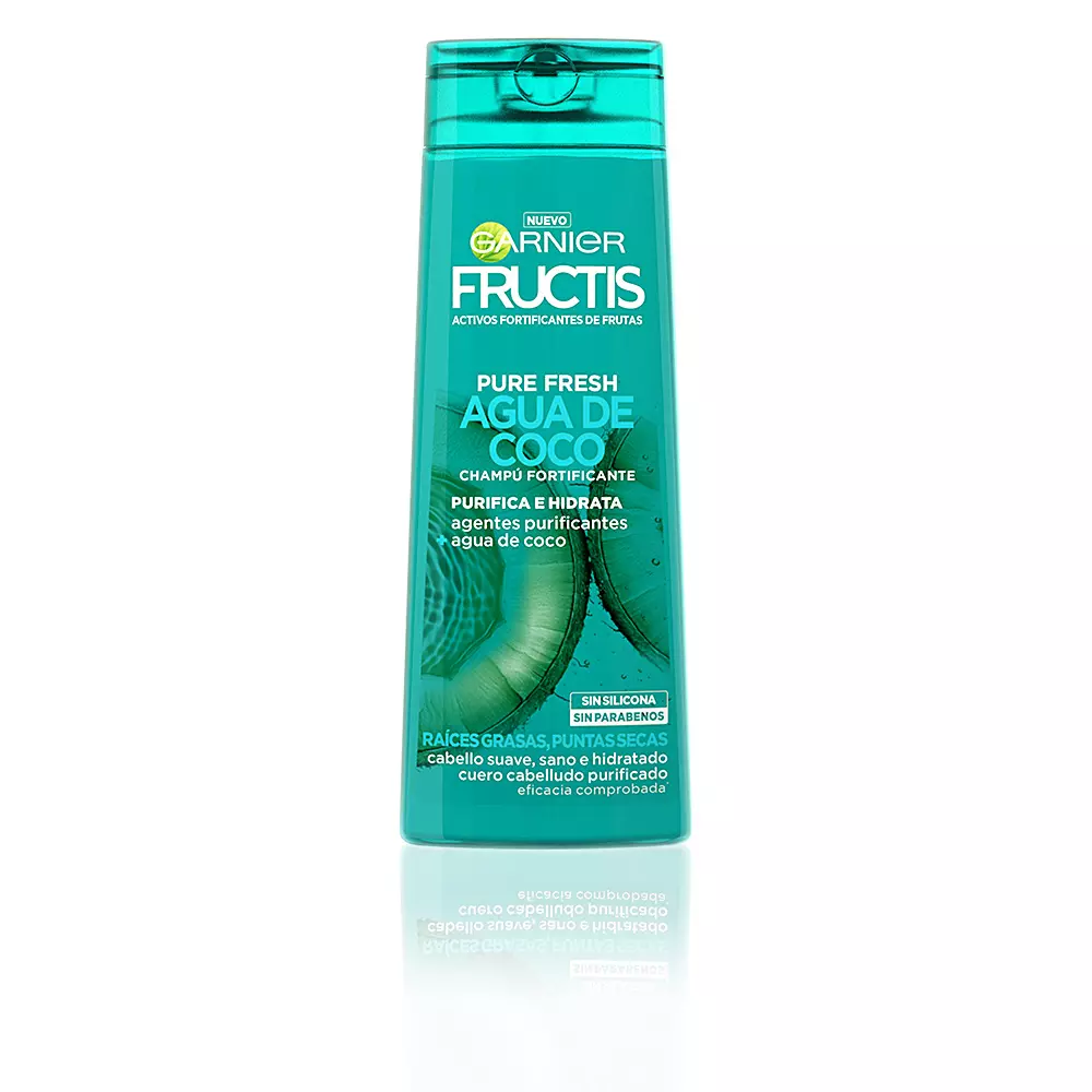 

Шампунь Fructis pure fresh agua coco fortificante champú Garnier, 360 мл.