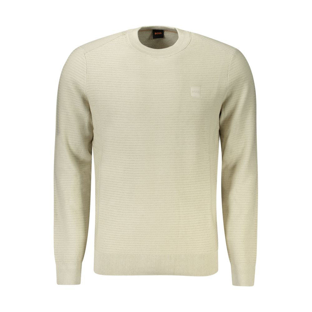 

Мужской свитер Hugo Boss Cotton Men, бежевый