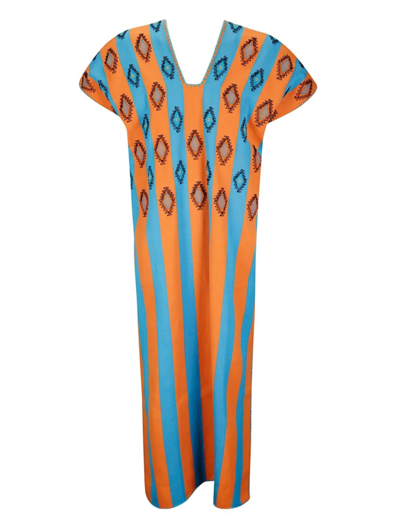 

Платье макси с вышивкой Tandem, оранжевый