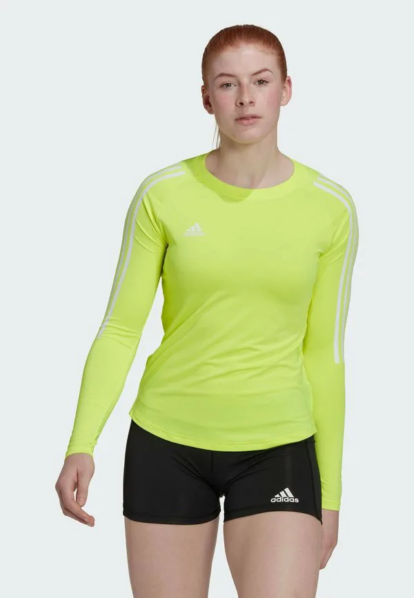 Топ с длинными рукавами и открытой спиной Adidas Performance, Team Solar Yellow