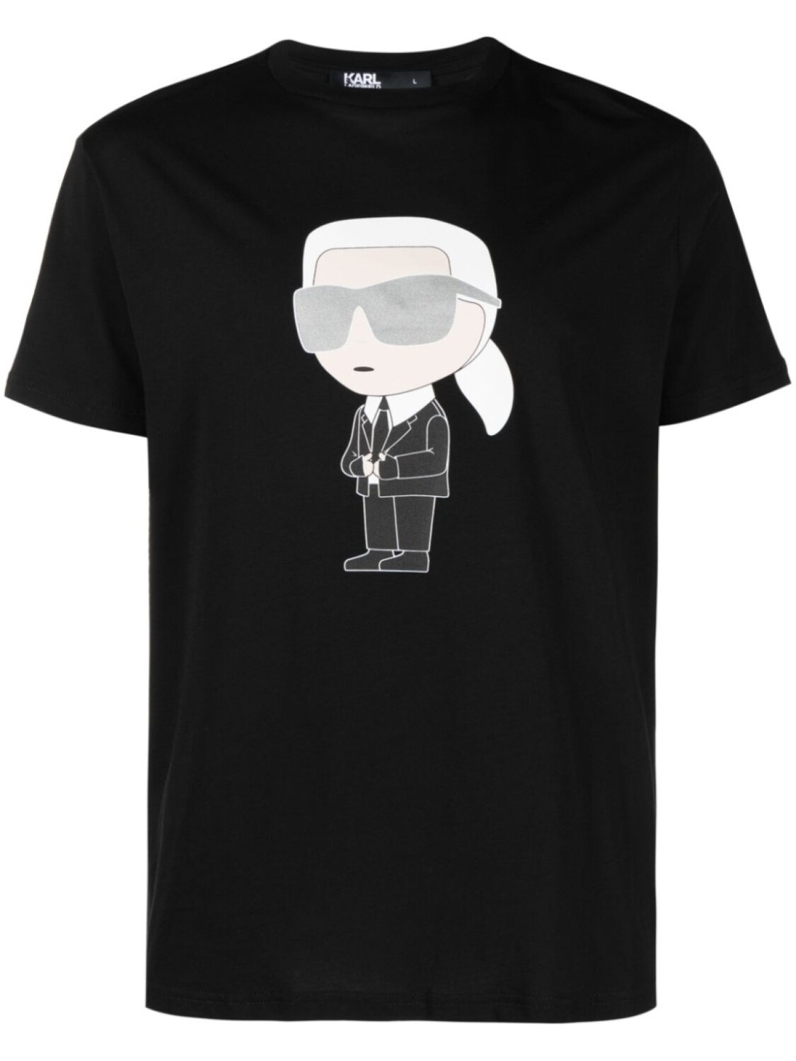 

Karl Lagerfeld футболка с принтом Karl, черный