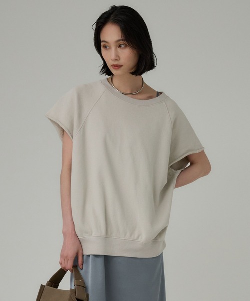 

Футболка-толстовка без рукавов BABYLONE, бежевый