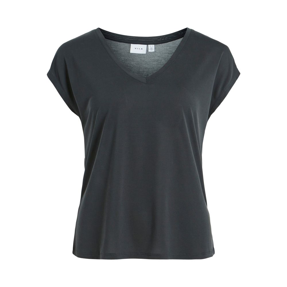 

Vila Clothes Тенсель Топы и женские футболки, черный