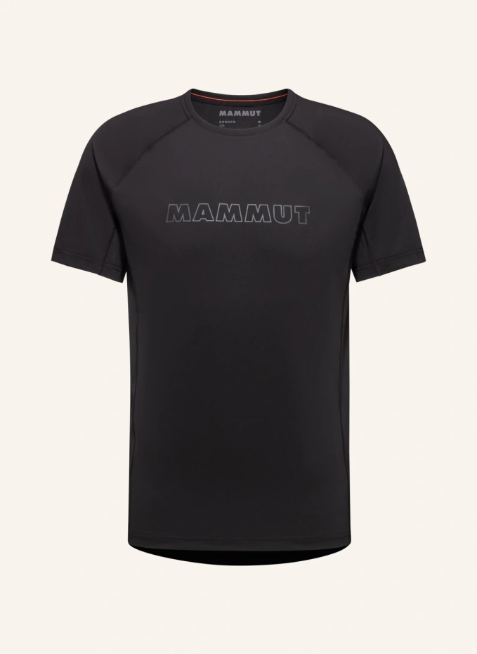

Мужская футболка с логотипом mammut selun fl Mammut, черный