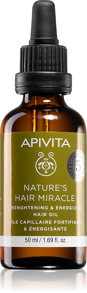 

Укрепляющее масло для волос Nature'S Hair Miracle Apivita, 50 мл