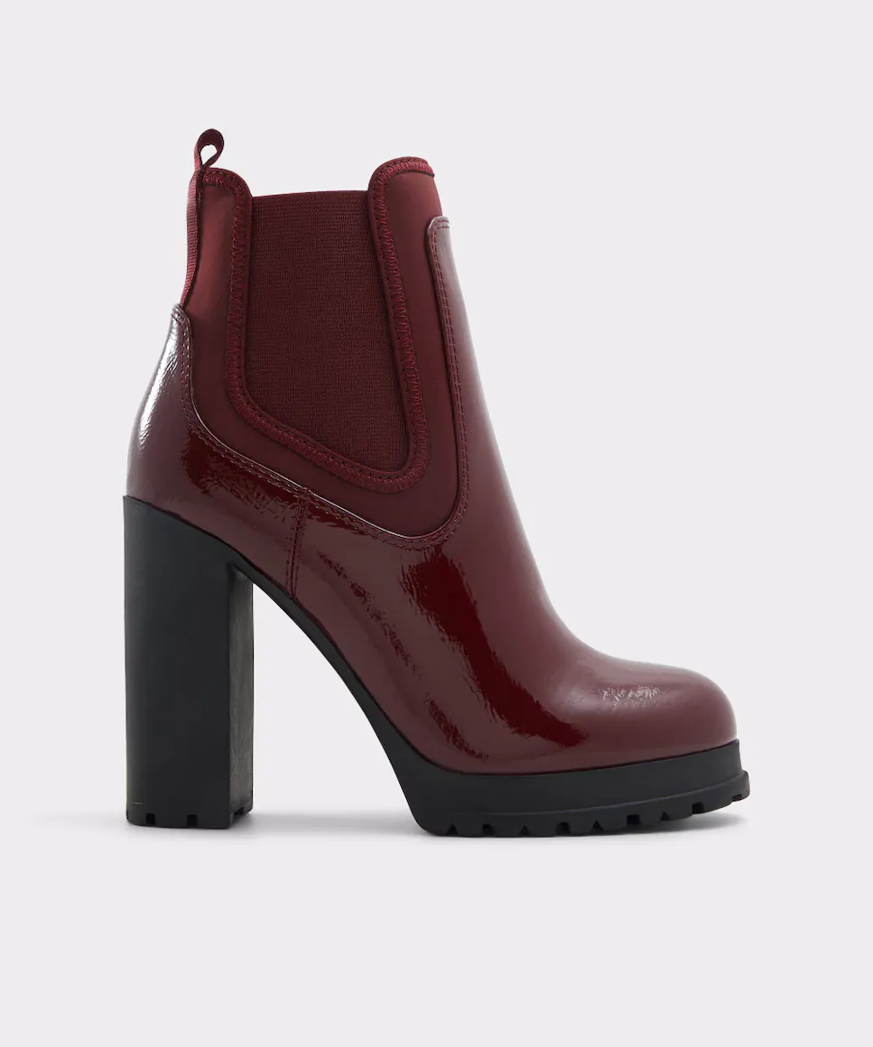 

Женские ботильоны с круглым носком Aldo, бордовый