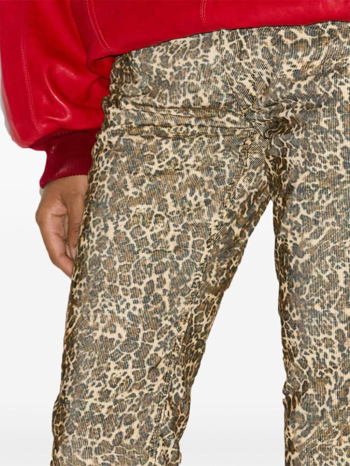 ISABEL MARANT брюки Ferni прямого кроя, коричневый — фото 4