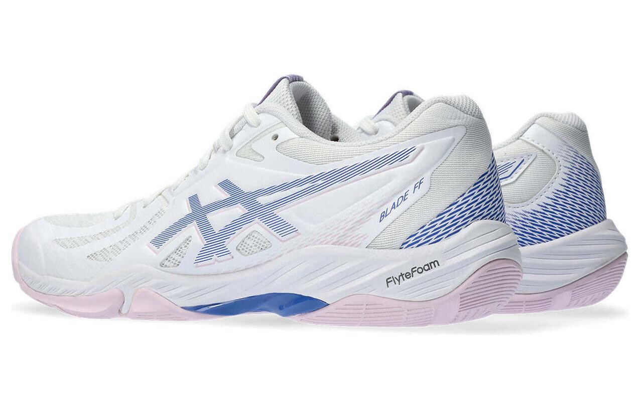 Обувь для бадминтона Asics BLADE Женская, White/Blue/Pink — фото 4