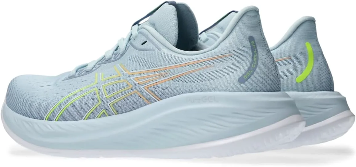 Мужские кроссовки для бега ASICS Gel-Cumulus 26, серый/желтый — фото 2