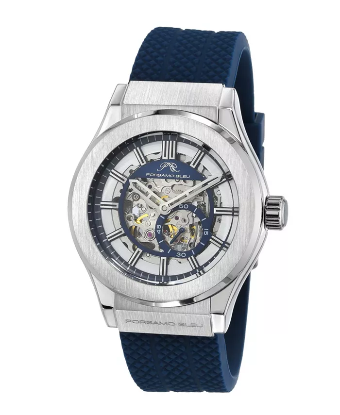 

Мужские часы Cruz Automatic с силиконовым ремешком 1222BCRR Porsamo Bleu, синий
