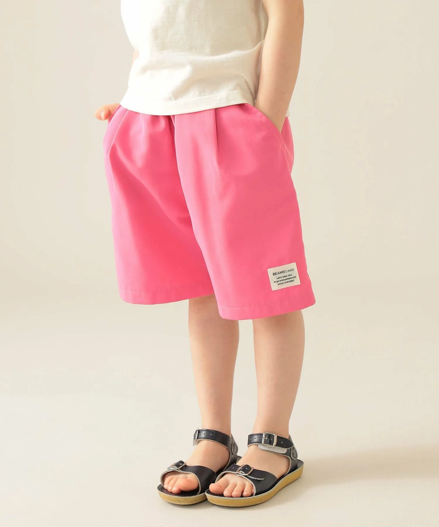 Шорты Mainichi GOGO 2025SS (90~140 см) Beams Mini, PINK — фото 3
