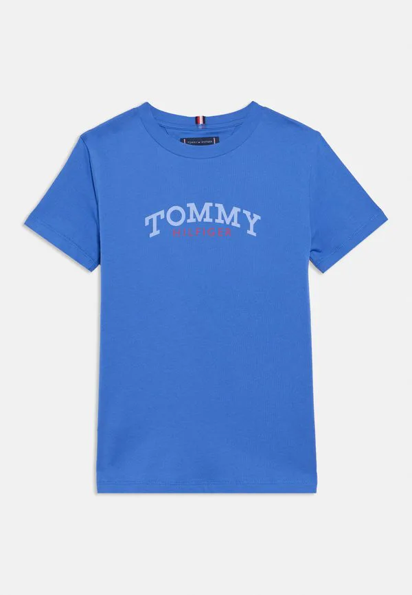 Футболка с круглым вырезом и логотипом Tommy Hilfiger, Empire Blue