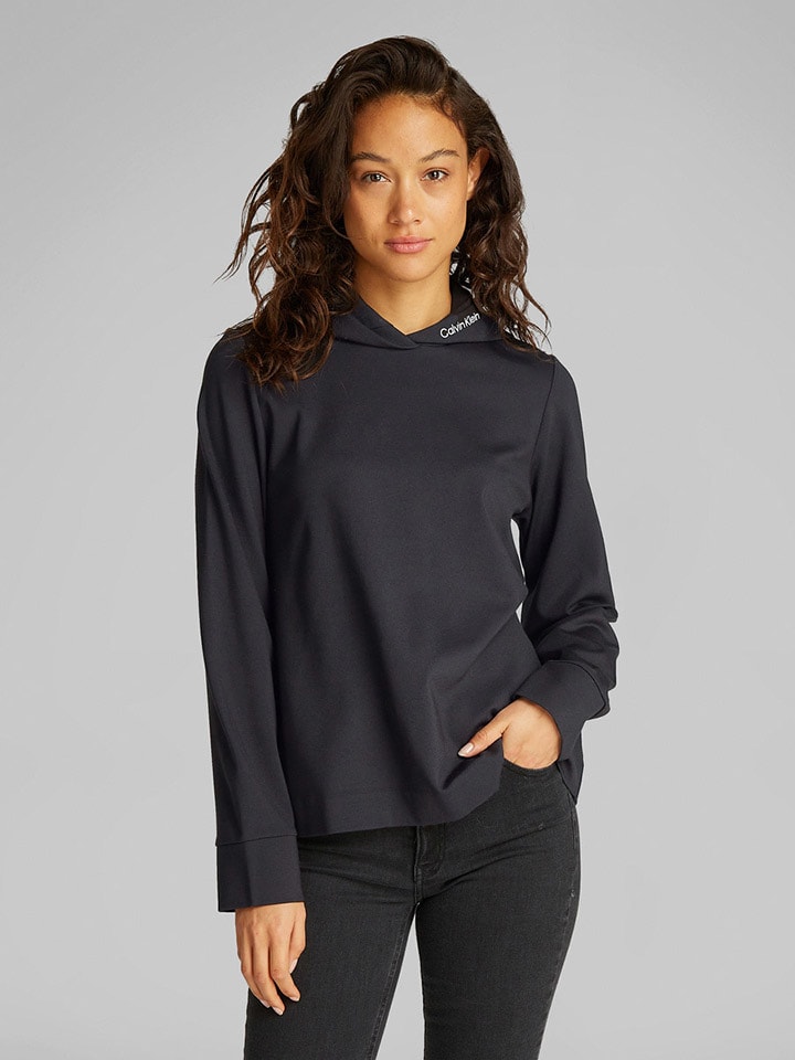 

Толстовка с капюшоном CALVIN KLEIN JEANS, черный