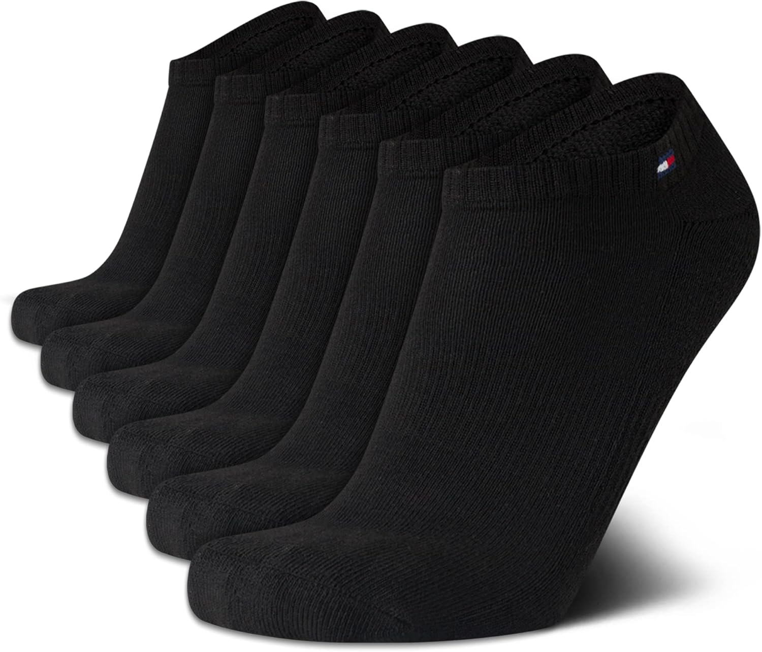 Мужские спортивные носки Tommy Hilfiger - носки Cushion, непрозрачные (6 шт.), Pure Black