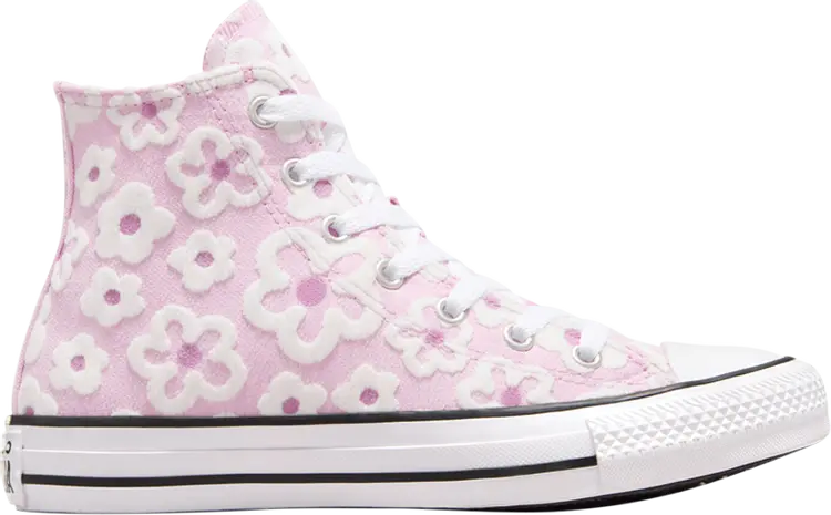 

Кроссовки Chuck Taylor All Star High GS 'Floral Embroidery', фиолетовый