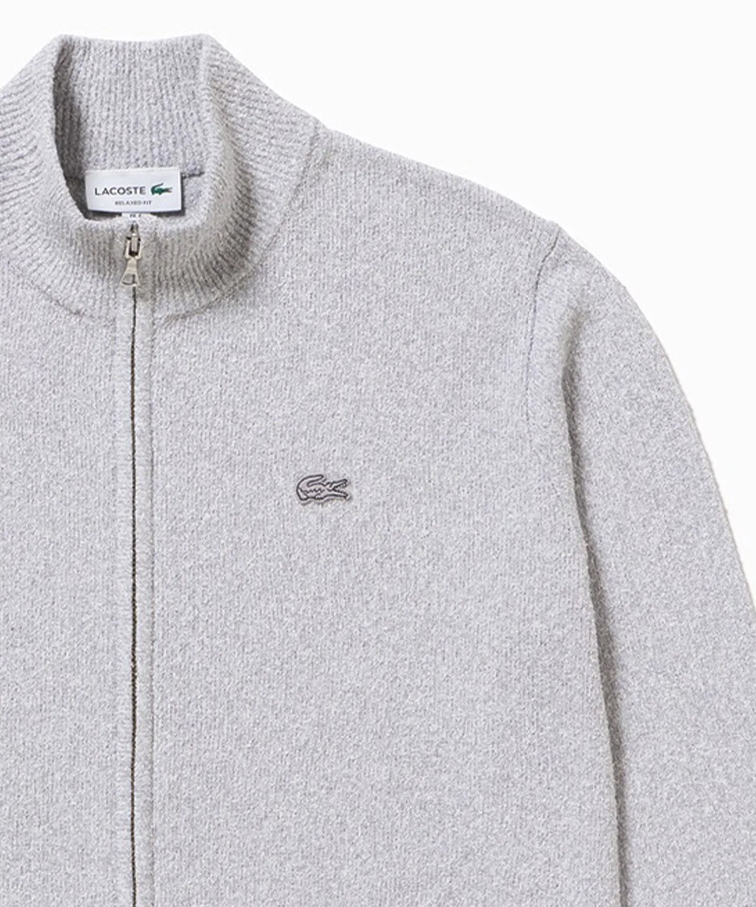 Кардиган VETEMENTS из букле на молнии, вязаный, однотонный