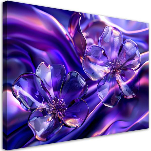 

Картина арт-принт KUNSTLOFT Amethyst Prism Blossoms, сиреневый