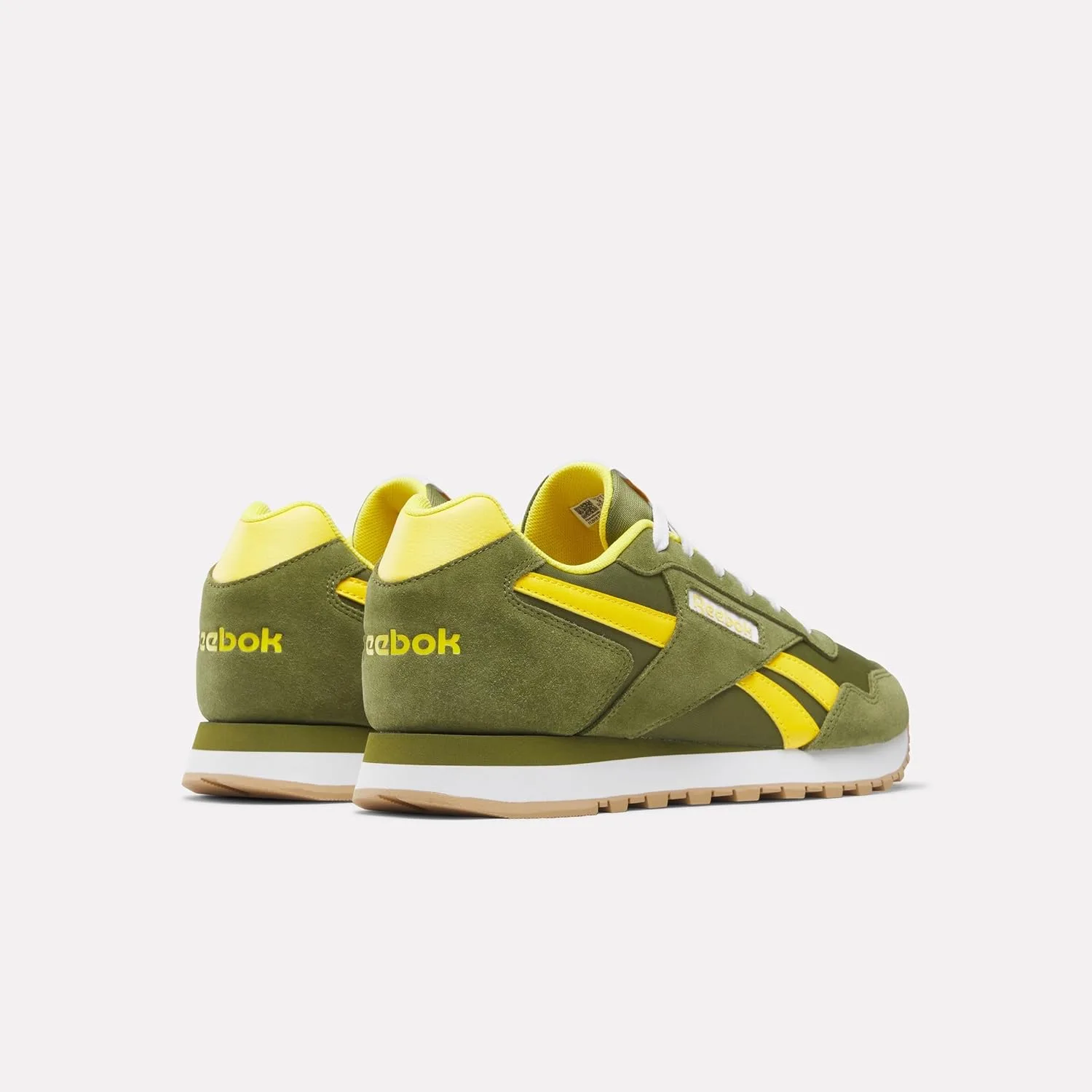 Мужские кроссовки/спортивная обувь Reebok, белый/зеленый/серый — фото 3