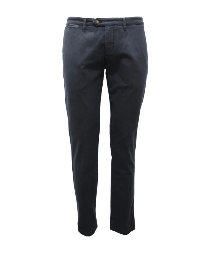 

Платиновые хлопковые брюки, изготовленные в Италии. Eleventy, синий