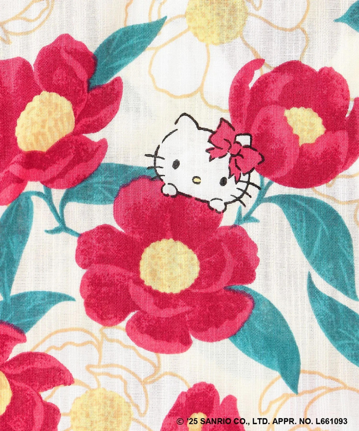 Двусторонний комплект юката ANY KIDS, Hello Kitty x Peony [502] — фото 4