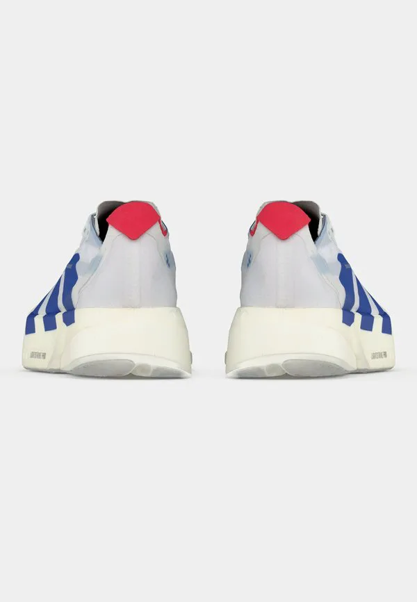 Кроссовки для бега по шоссе adizero adios pro 4 Adidas Performance, Footwear White/Team Royal Blue/Pure Ruby — фото 4