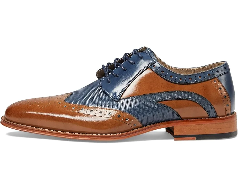 Оксфорды Stacy Adams Ivingale Wing Tip Lace-Up, Tan Multi — фото 4
